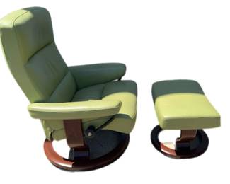 Ekornes Stressless Chair Ottoman in Green