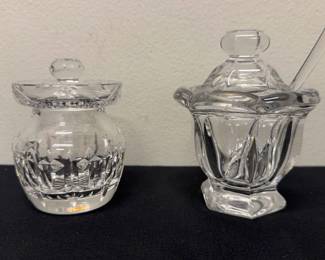 Baccarat Crystal Honey Pot and Bonus