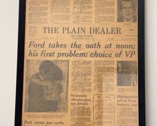 Nixon Resigns.Ford Takes Oath