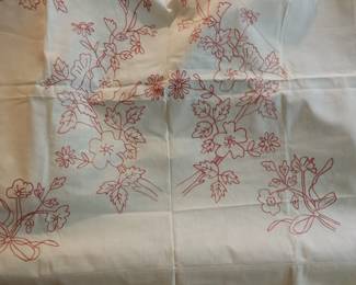 Embroidered linen