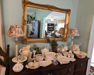 Laura Ashley Lamps, Lenox, Gilded Mirror