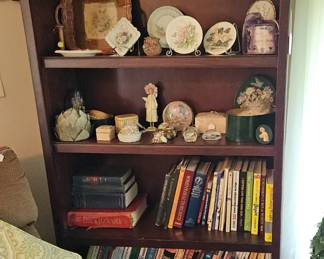 Nice Collectibles, Books, & Book Shelf