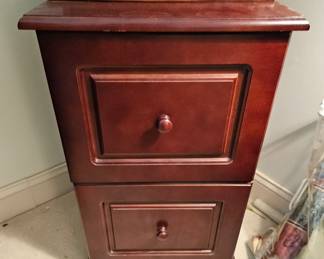 Wood File Cabinet
