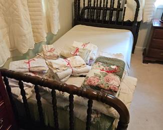 2 Antique Spool Beds