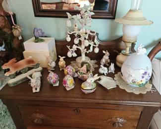 Lenox Easter Tree and Other Easter Collectibles