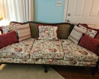 West Indies Caned Sofa