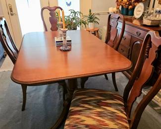 table and chairs