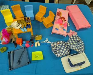 1970s Barbie Furniture and accessories