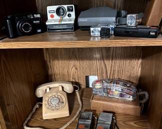 Antique Cameras & Phones
