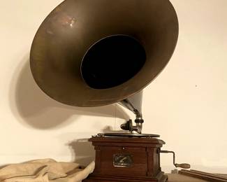 Antique Victor with Horn