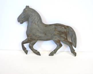 Miniature Metal Weathervane Style Horse