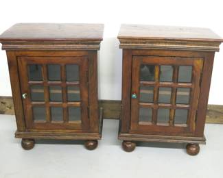 Cottage End Table Pair