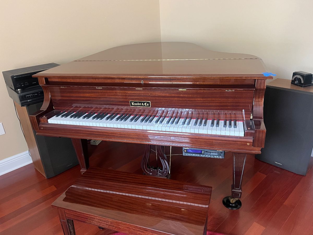 Knabe and Co Player baby grand piano
