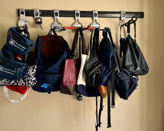 Assortment of bags and backpacks