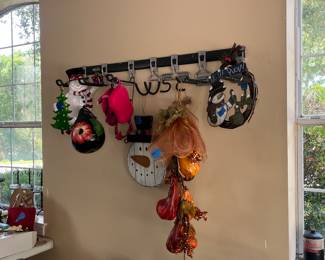 Assortment of holiday decor