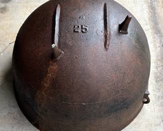 Antique 25 Gal Cast Iron Cauldron