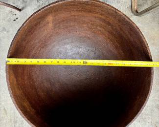 Antique 25 Gal Cast Iron Cauldron
