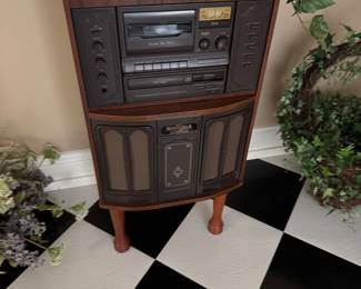Teac Nostaligia Stereophonic GF300 along with 180 Radio w/ Phonograph , Tape player in Single Cabinet.