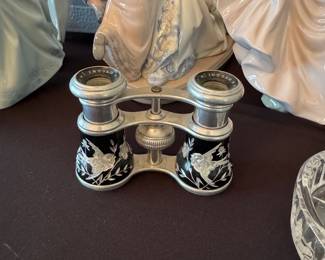 Vintage Opera Glasses Aluminum