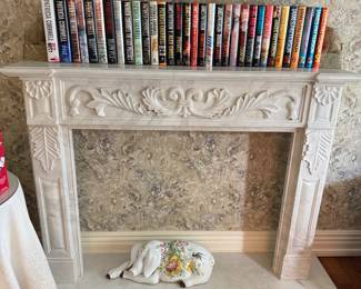 Marble Fireplace Surround - removable