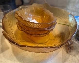 Amber Tableware