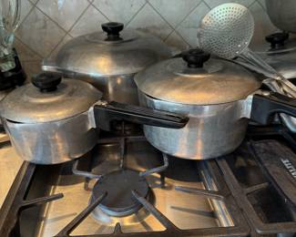 Wagnerware Pots and Pans - nothing better to cook in
