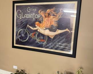 French Advertising Posters - beautifully framed - not original prints