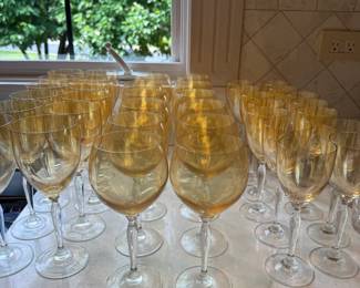 Amber Goblets
