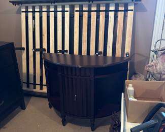 Full Size Bed , Demilune Chest
