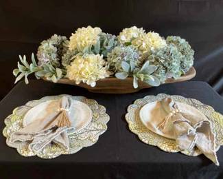 Dough Bowl And Table Dressings