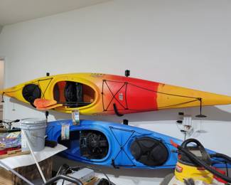 Two kayaks
