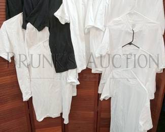 WHITE AND BLACK KIRKLAND TSHIRTS