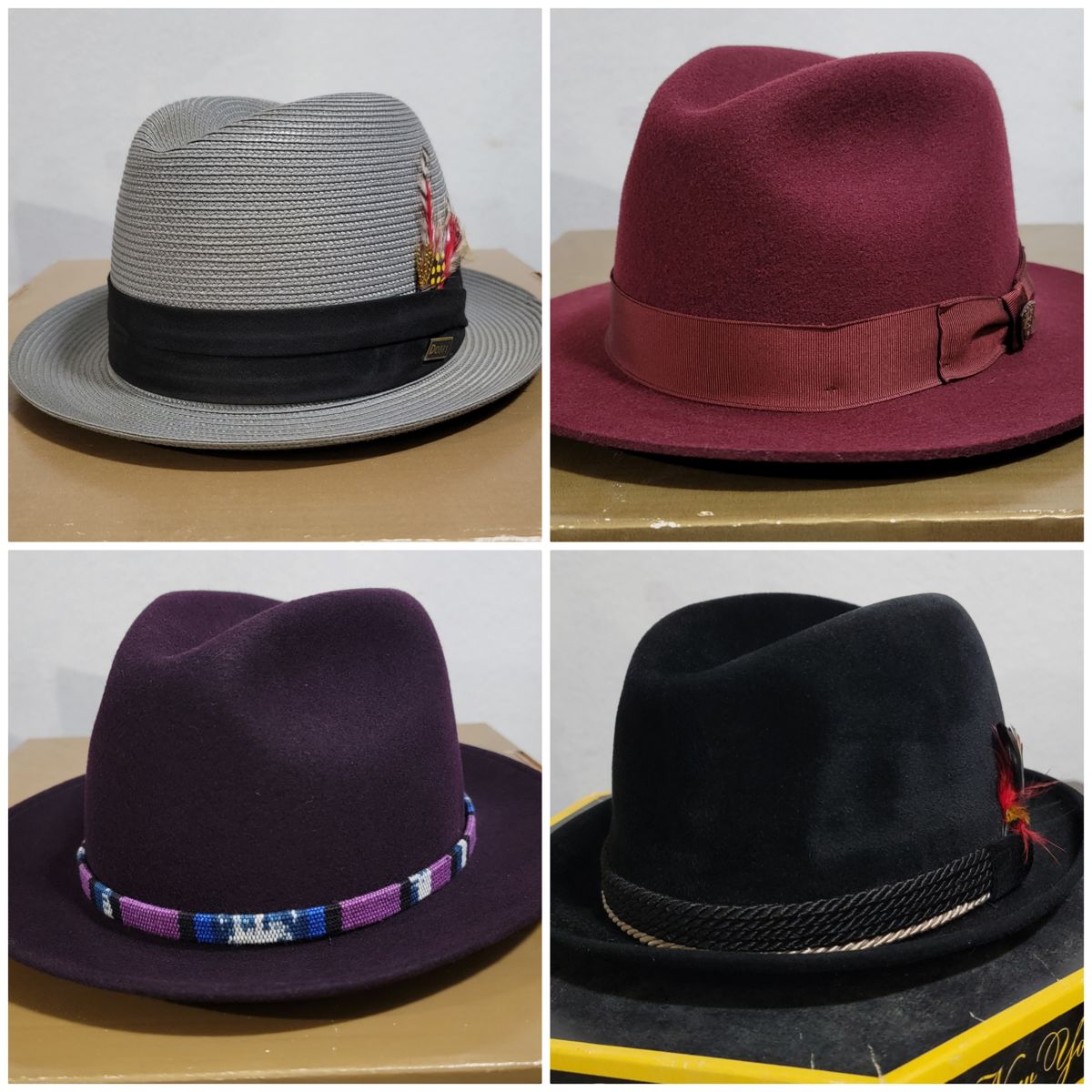 Men's Dobbs and Stetson Fedora's