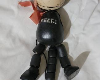 Antique 1921 Felix the cat jointed doll