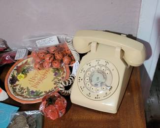 Vintage rotary phone