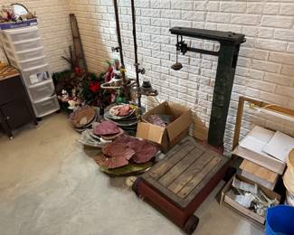 Antique Platform Scale