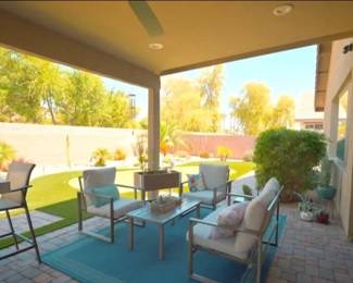 Patio sets and outdoor decor