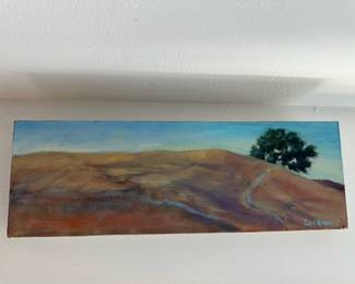 Rolling Hills Landscape Scene Oil Painting on Canvas by Lockman