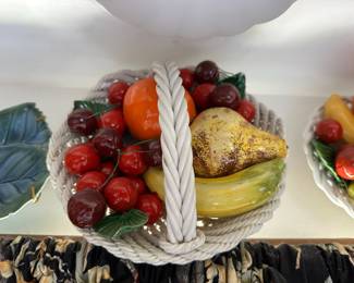 Italian Ceramic Fruit Basket