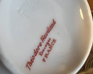 Theodore Haviland Limoges Porcelain Dinnerware Set