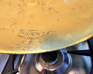 Descoware Yellow Enamel Cast Iron Dutch Oven