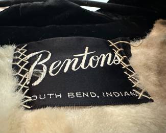 Benton Black Velvet Swing Coat