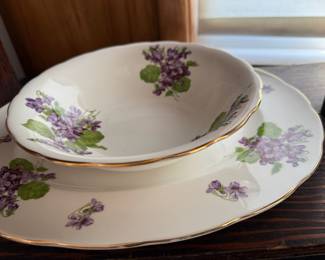 Melba "Violets" Bone China Set