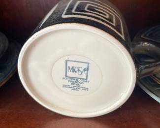 Mikasa Potters Craft "Firesong" Cup and Saucer Sets