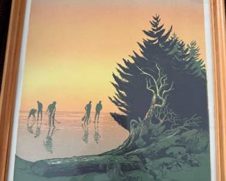 Framed Print "Sea Drift" by Walton Butts