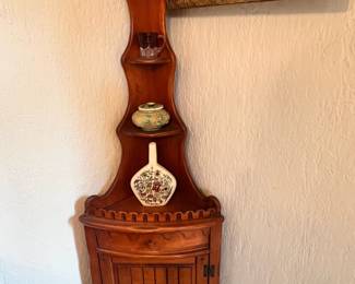 Corner Shelf Cabinet
