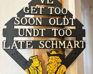 Pennsylvania Dutch Quote Wall Plaque