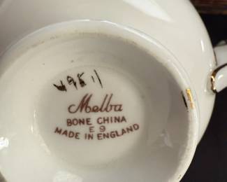 Melba "Violets" Bone China Set