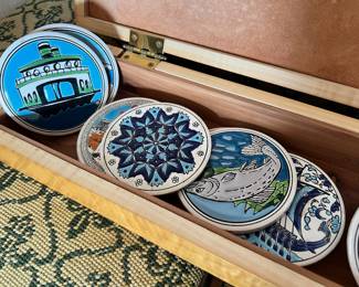 Coastal Style Coaster Set