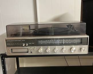 JCPenney AM/FM Stereo System 8 Track Cassette Turntable